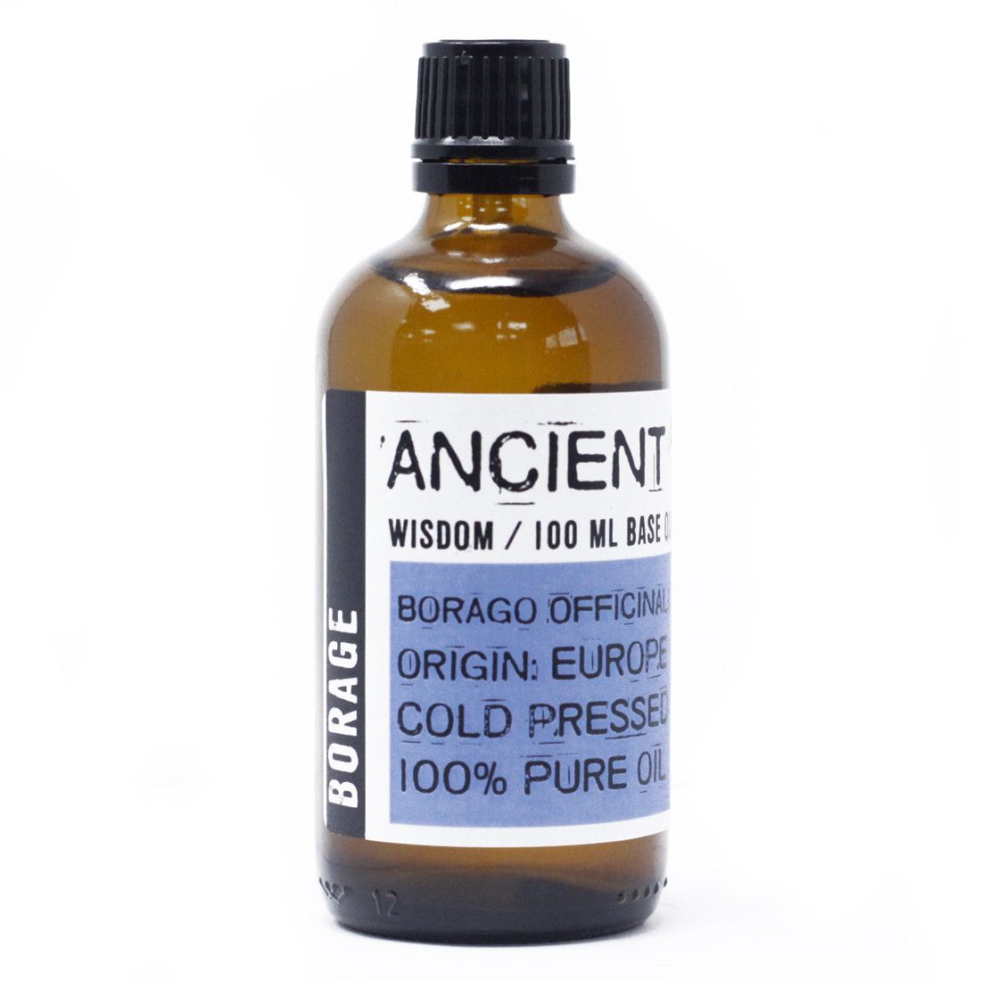 Polished Borage Oil - 100ml featuring natural patterning and unique variations - Luna Panther