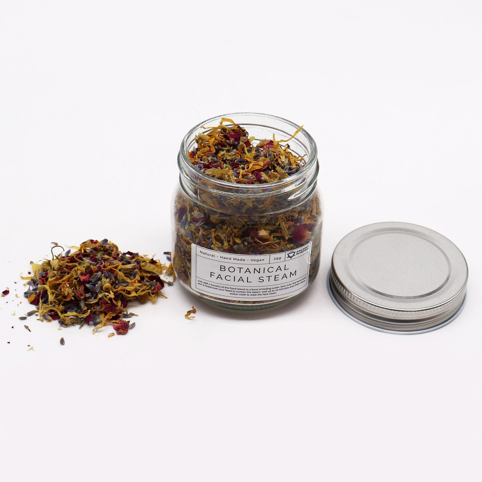 Botanical Facial Steam Blend - Natural 250g - Luna Panther