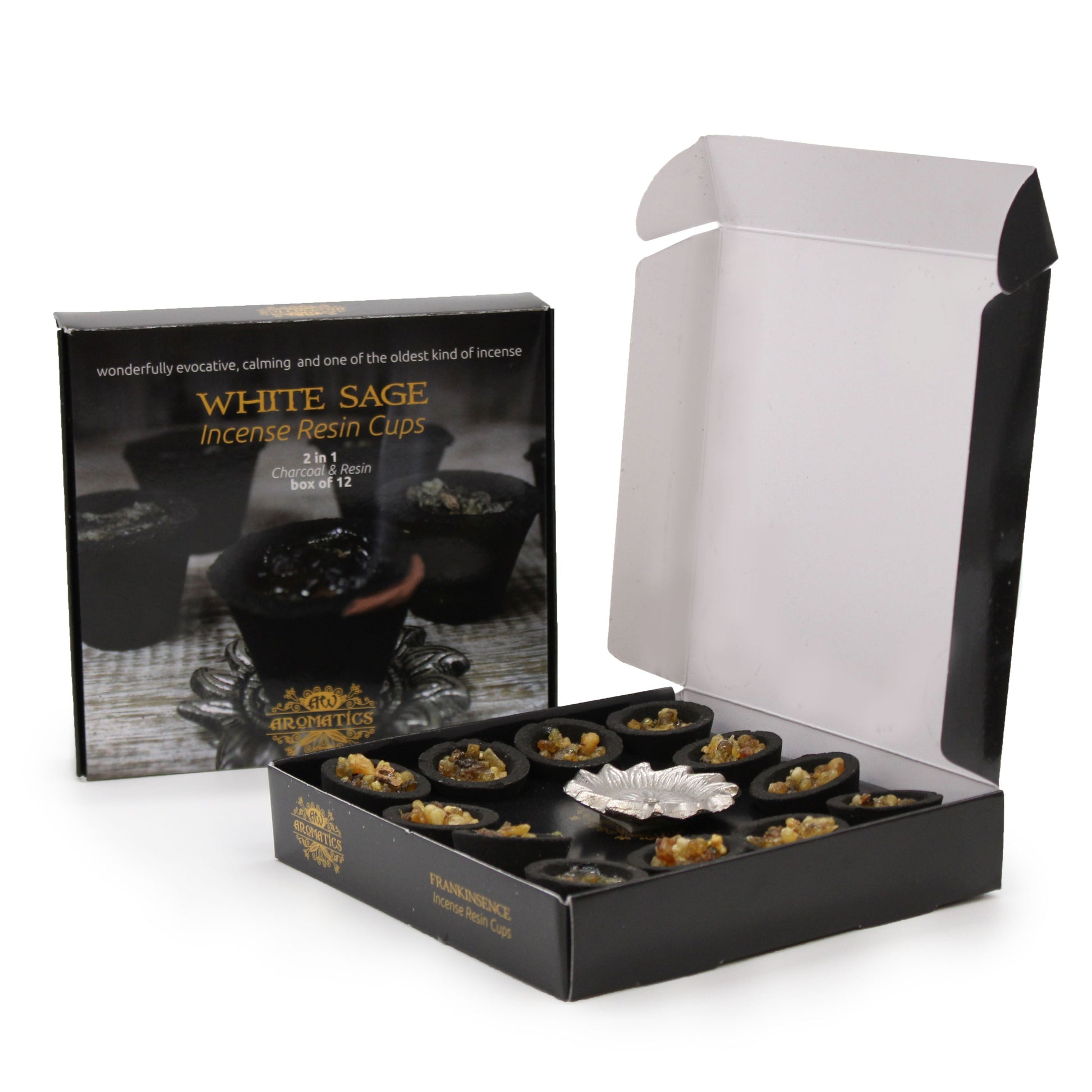 Box of 12 Resin Cups - Three Kings - Luna Panther