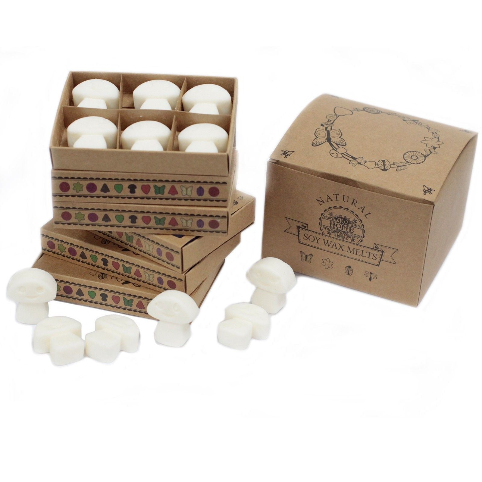 Box of 6 Wax Melts - Cinnamon & Orange - Luna Panther