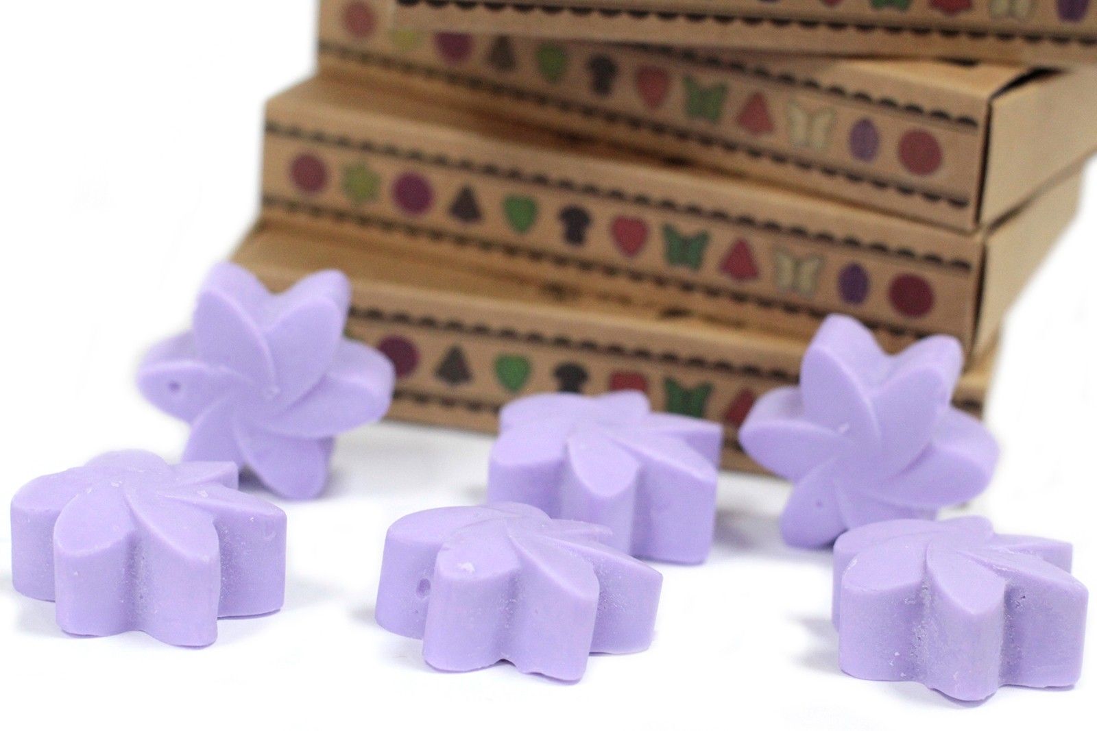 Box of 6 Wax Melts - Lavender Fields - Luna Panther