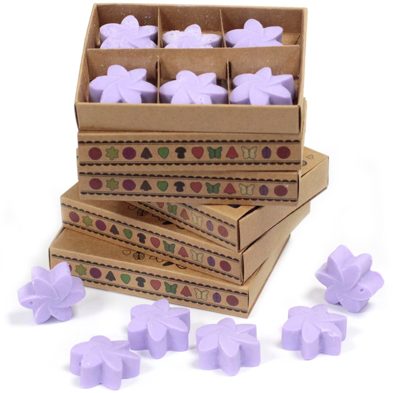 Box of 6 Wax Melts - Lavender Fields - Luna Panther