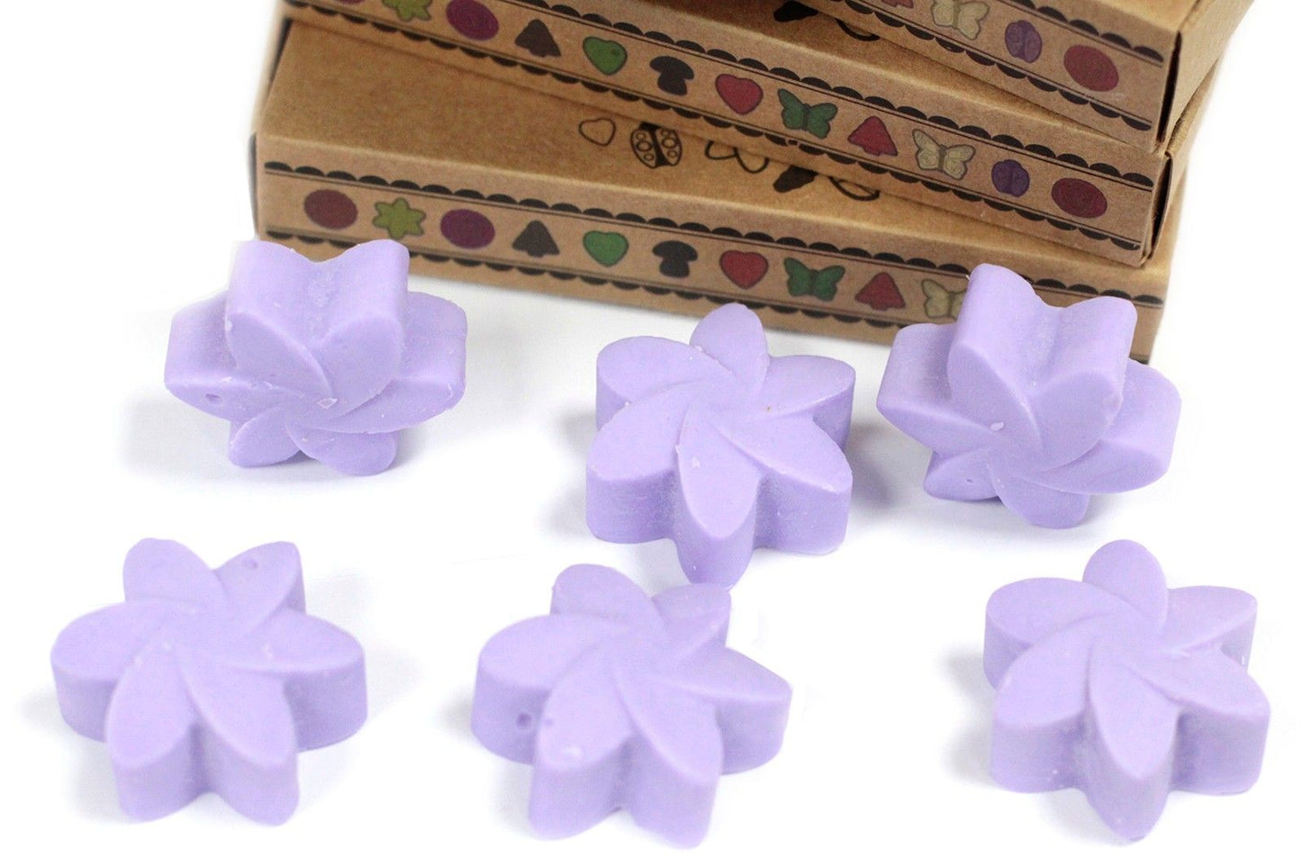 Box of 6 Wax Melts - Lavender Fields - Luna Panther