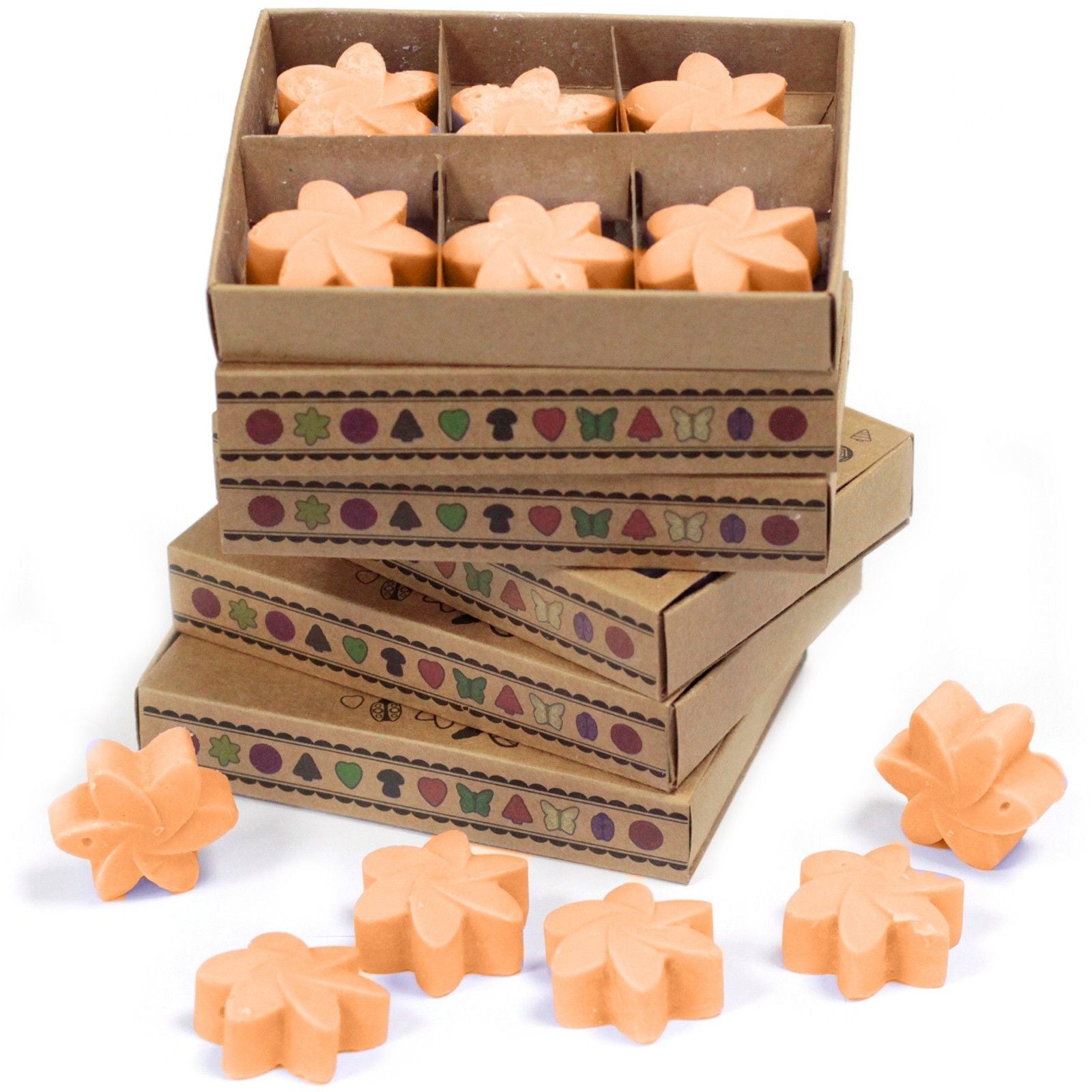 Box of 6 Wax Melts - Mango Fruits - Luna Panther