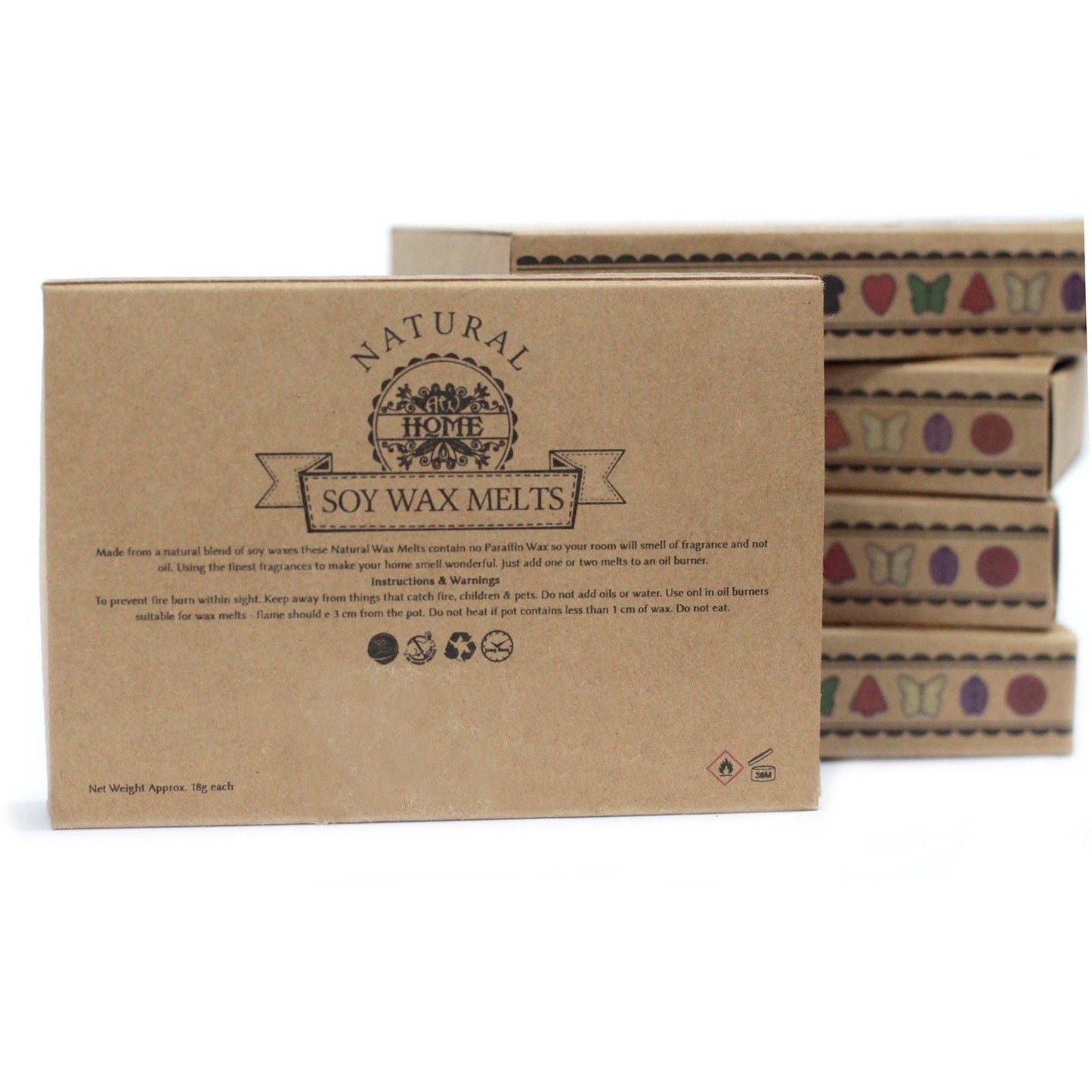Box of 6 Wax Melts - Vanilla Nutmeg - Luna Panther