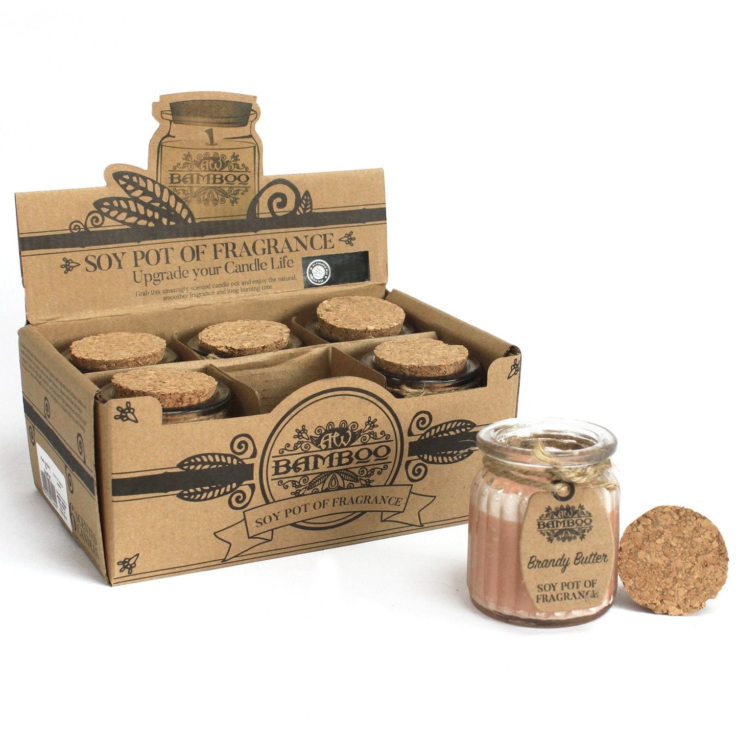 Brandy Butter Soy Pot of Fragrance Candles - Luna Panther
