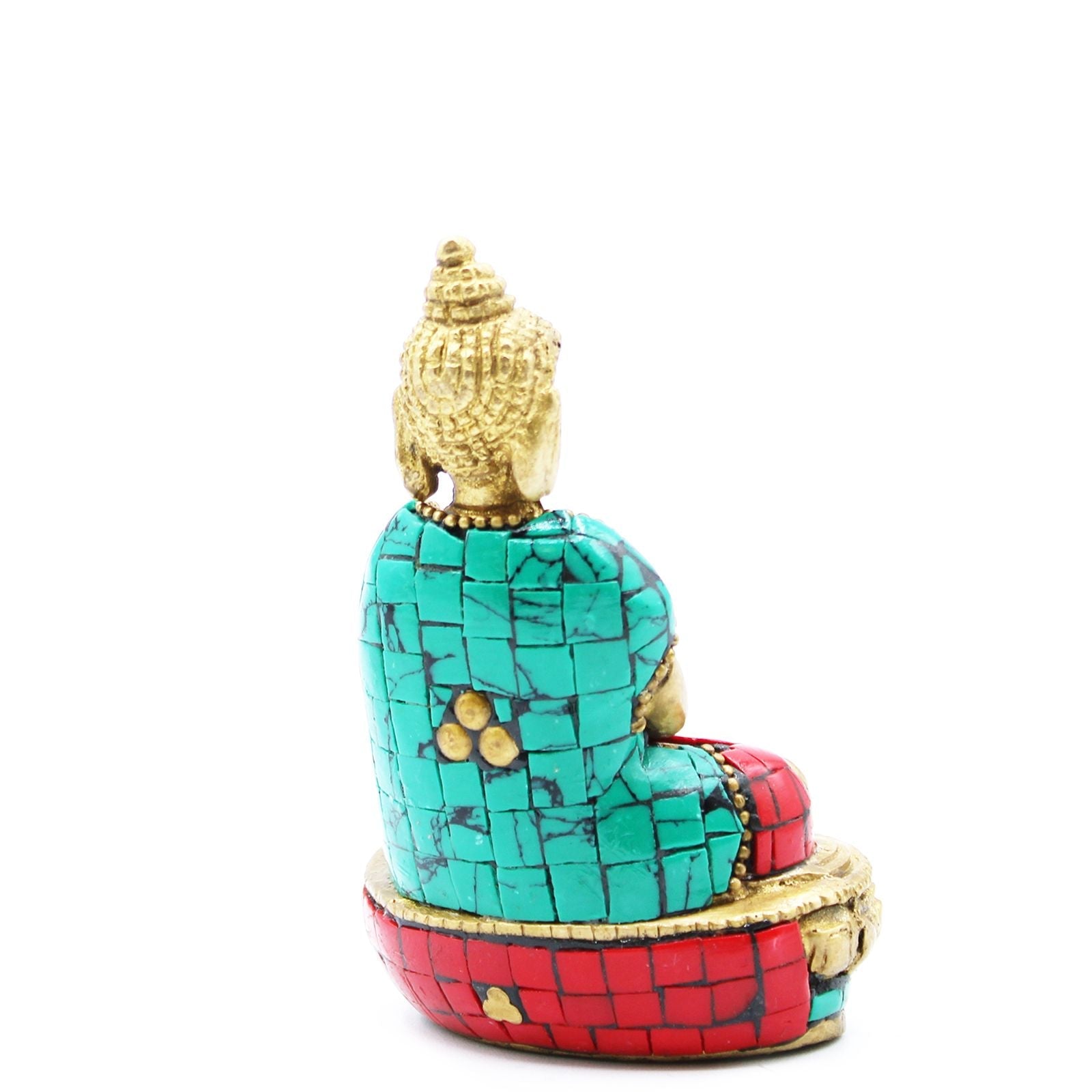 Brass Buddha Figure - Amitabha - 9.5 cm - Luna Panther