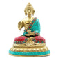Brass Buddha Figure - Blessing - 15cm - Luna Panther