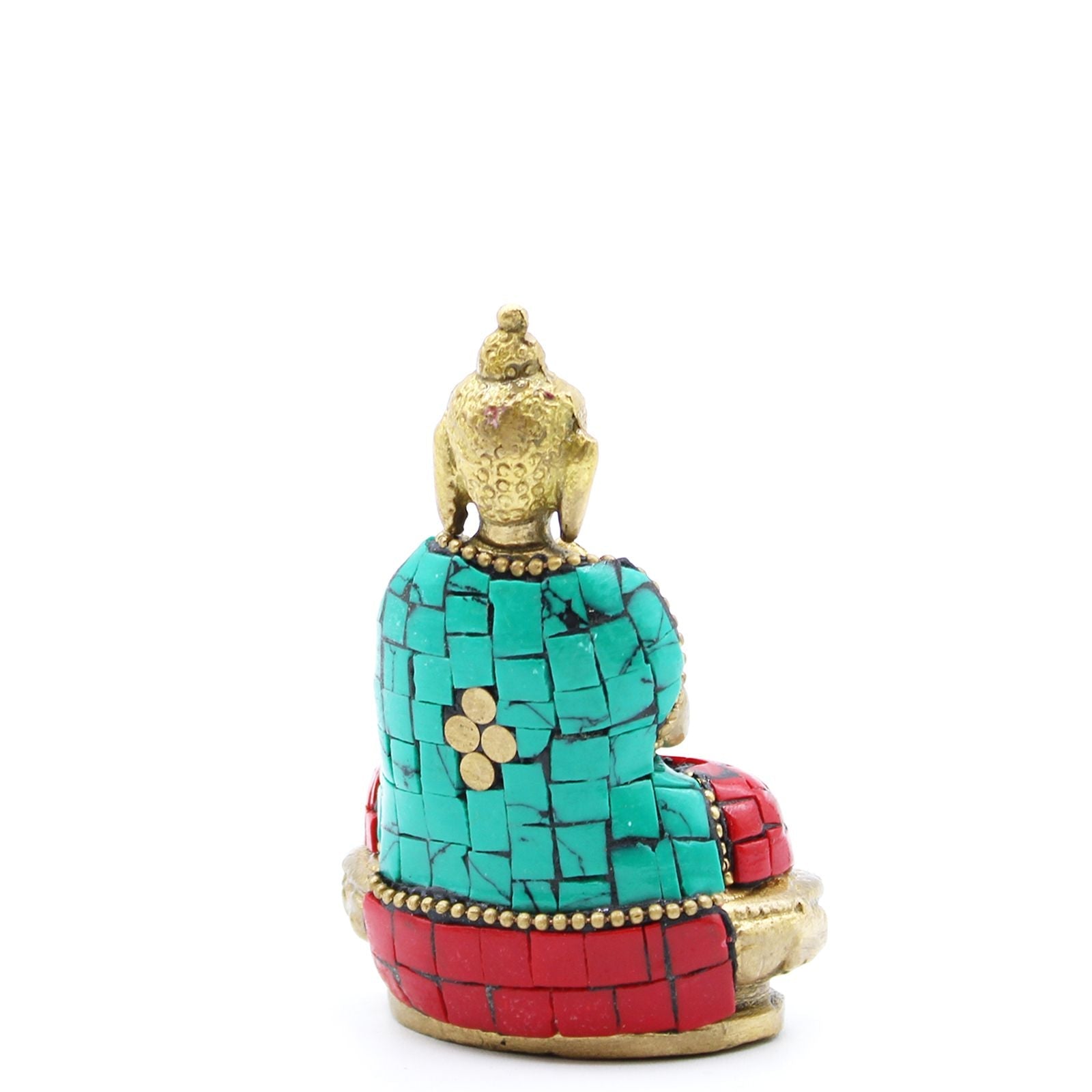 Brass Buddha Figure - Blessing - 7.5cm - Luna Panther