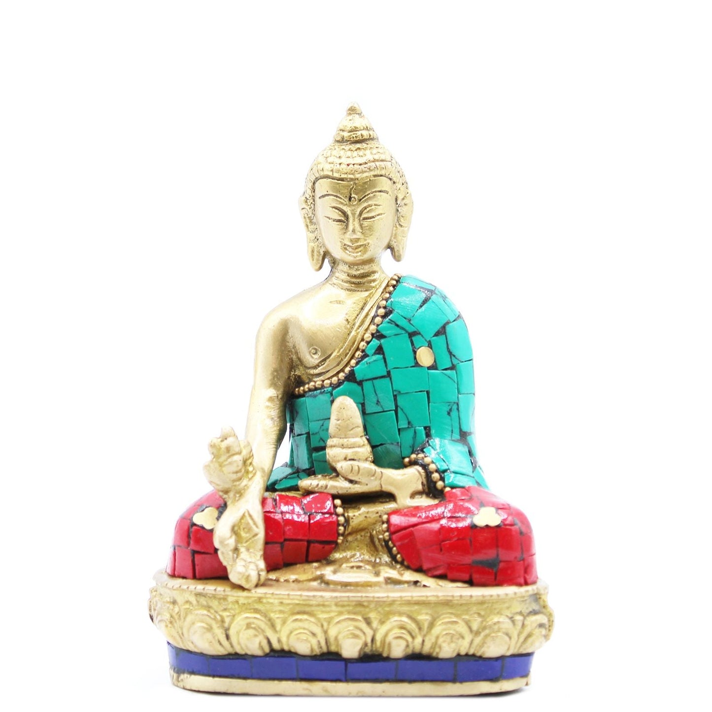 Brass Buddha Figure - Hands Down - 11.5 cm - Luna Panther