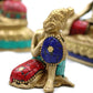 Brass Buddha Figure - Large Head - 11.5 cm - Luna Panther