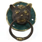 Brass Door Knocker - Cats Head - Luna Panther