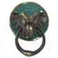 Brass Door Knocker - Elephants Head - Luna Panther