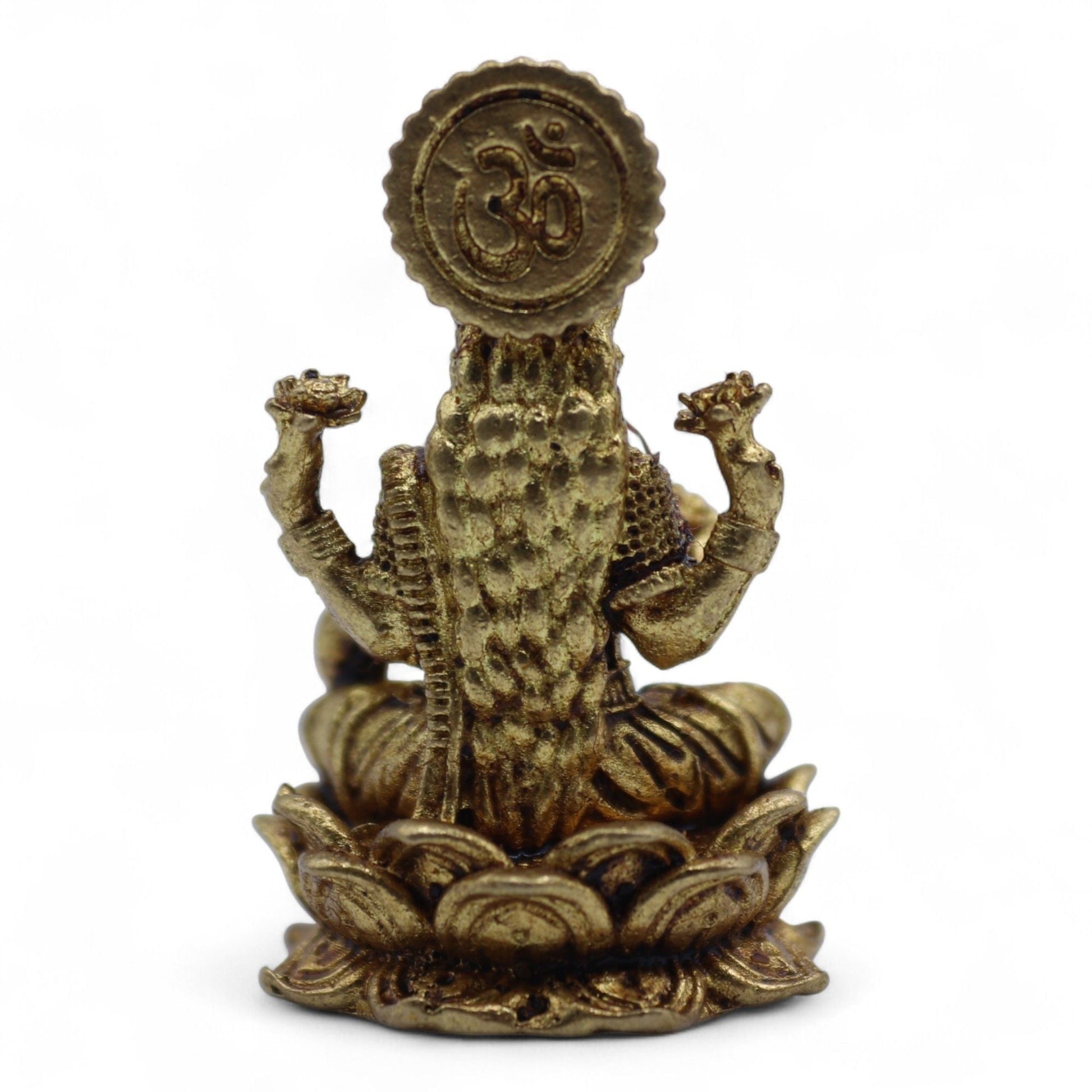 Brass Miniature Gods - Lakshmi (11gms) - 30mm - Luna Panther