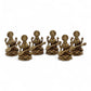 Brass Miniature Gods - Saraswati (22gms) - 34mm - Luna Panther