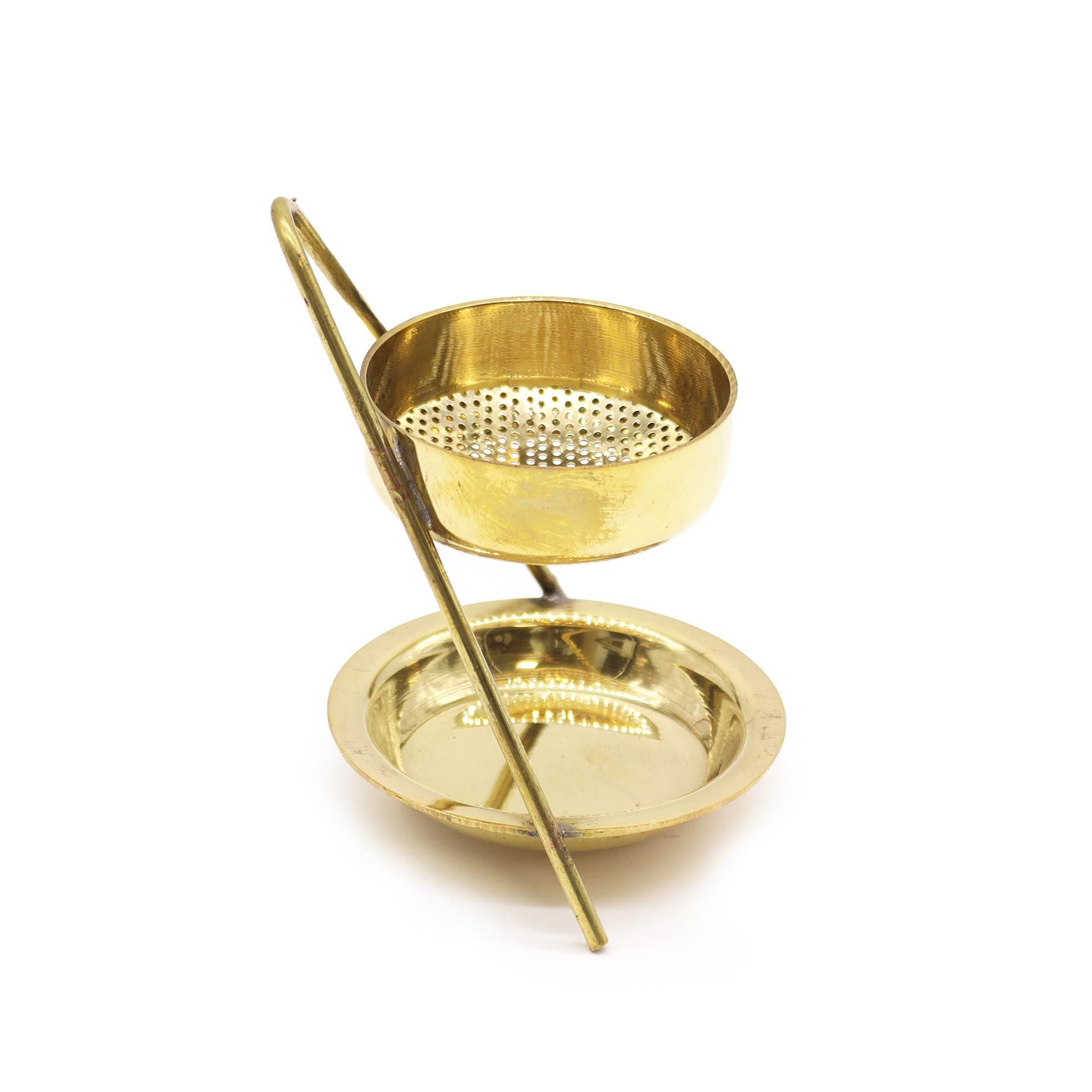 Brass Resin Incense Warmer - Fixed - Luna Panther