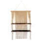 Brown Macrame Hanging Shelves - Brown - Luna Panther
