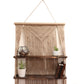 Brown Macrame Hanging Shelves - Brown - Luna Panther