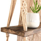 Brown Macrame Hanging Shelves - Brown - Luna Panther