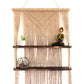 Brown Macrame Hanging Shelves - Brown - Luna Panther