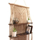 Brown Macrame Hanging Shelves - Brown - Luna Panther