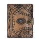 Brown Tan Book - Evil Eye Decor - 160 Deckle Edges Pages - 20x15cm - Luna Panther