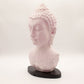 Buddha Bust Lamp Cherry Crackle - Oval stand - Luna Panther