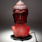 Buddha Bust Lamp Molten Lava - Oval stand - Luna Panther