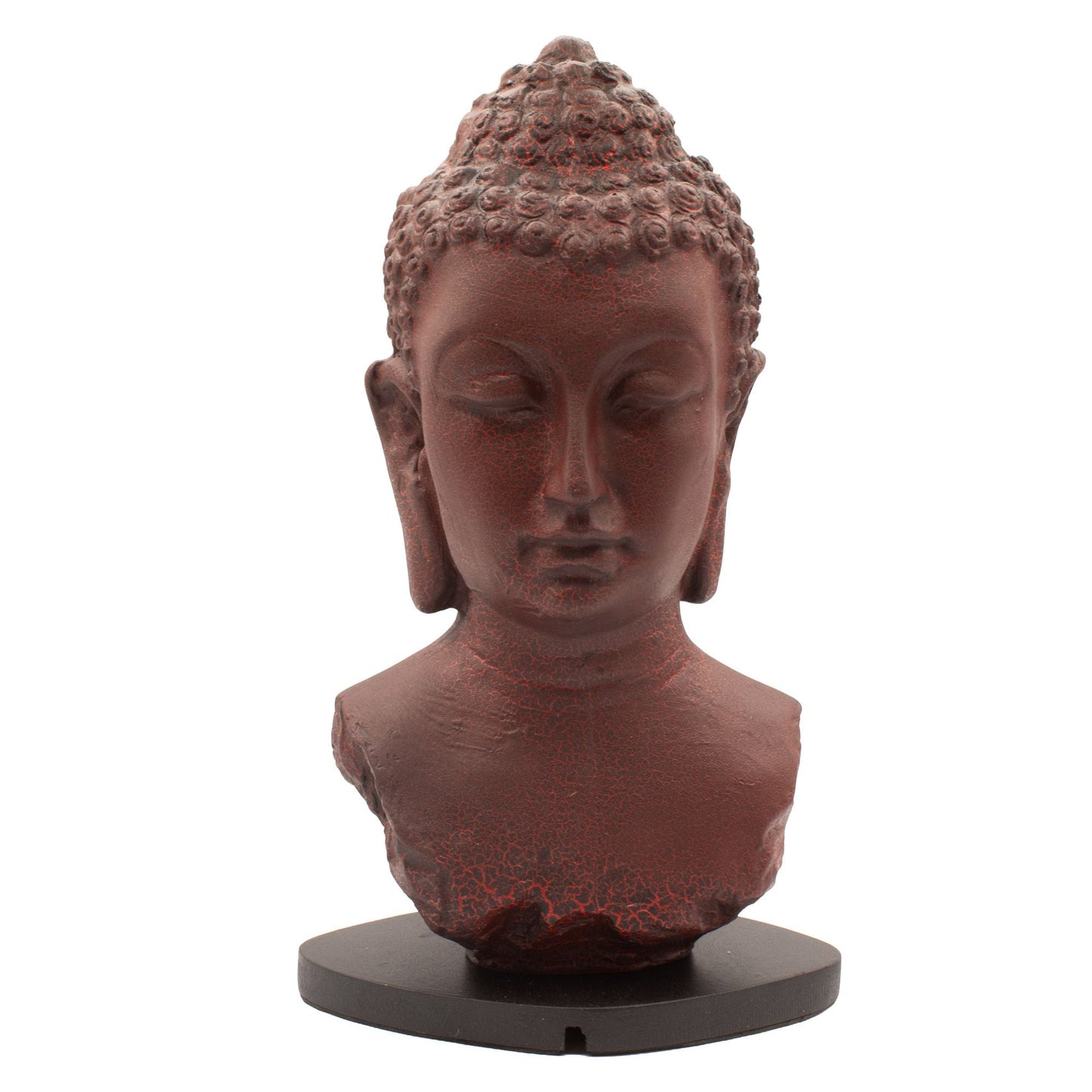 Buddha Bust Lamp Molten Lava - Oval stand - Luna Panther