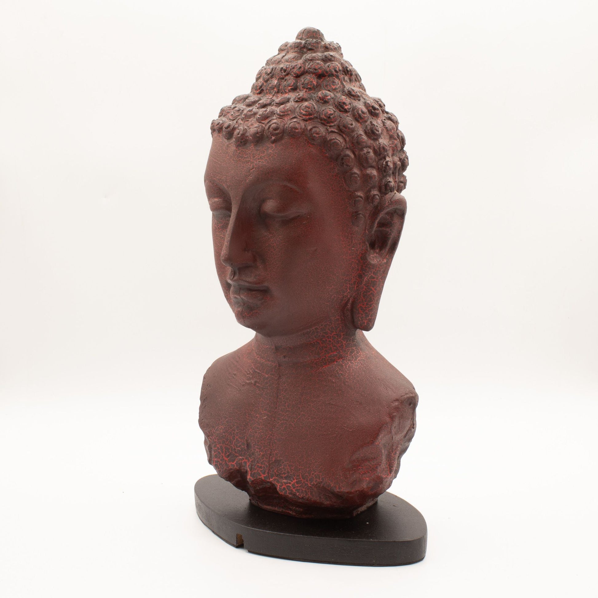 Buddha Bust Lamp Molten Lava - Oval stand - Luna Panther