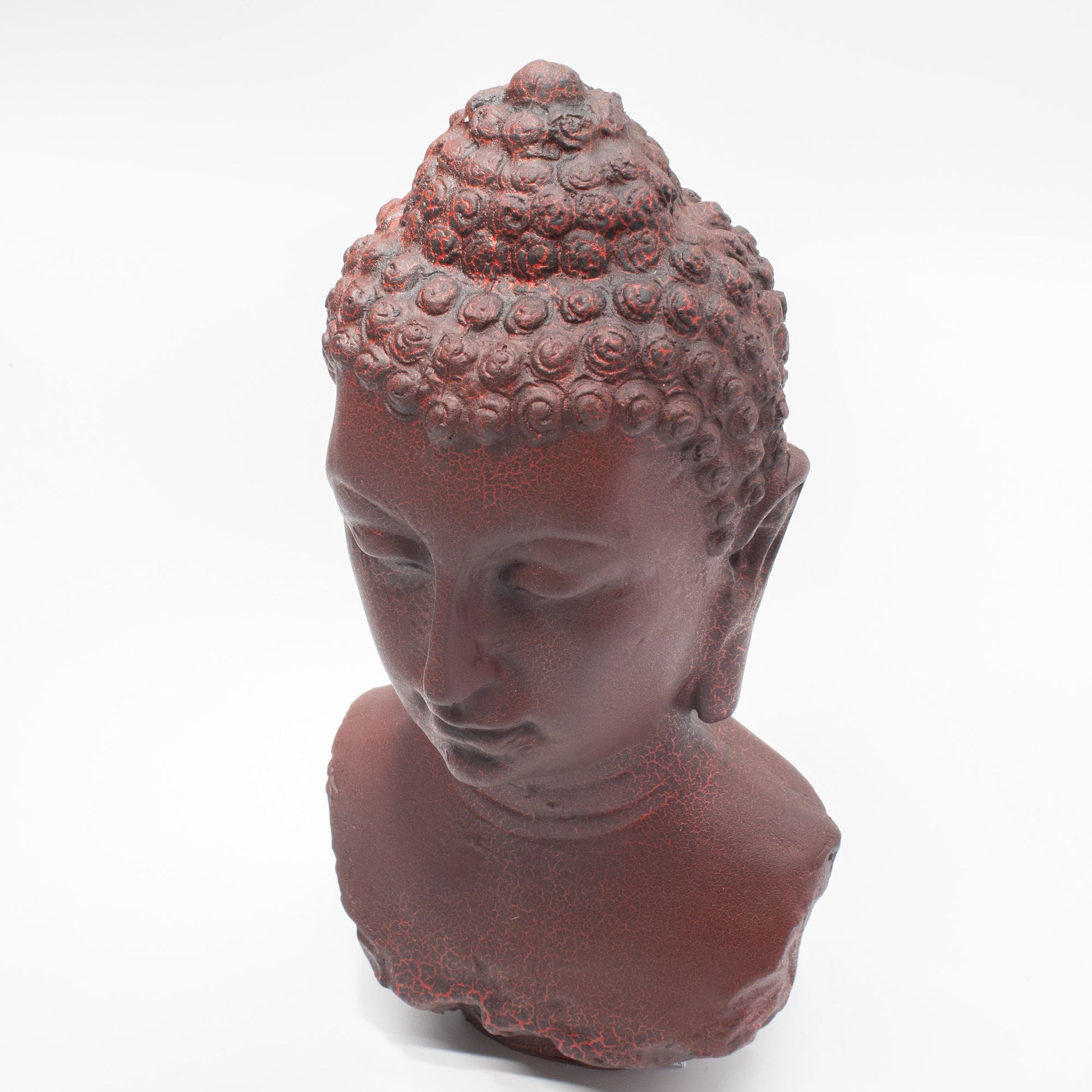 Buddha Bust Lamp Molten Lava - Oval stand - Luna Panther