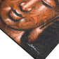 Buddha Painting - Copper Brocade Detail - Luna Panther