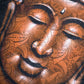 Buddha Painting - Copper Brocade Detail - Luna Panther