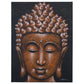 Buddha Painting - Copper Brocade Detail - Luna Panther