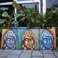Buddha Painting - Three Heads With Bamboo - Luna Panther