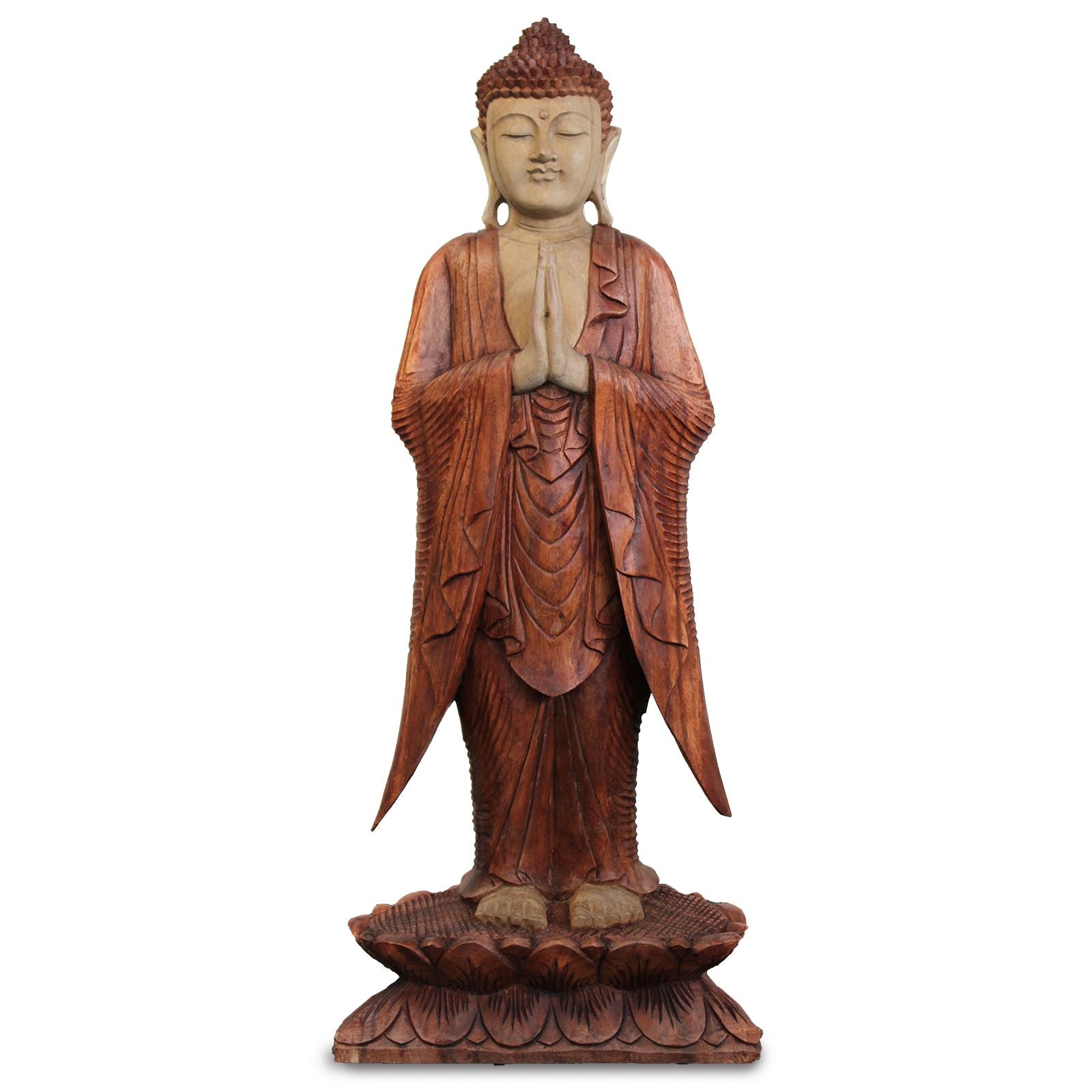 Buddha Statue Standing - 1m Welcome decorative Buddha statue at Luna Panther