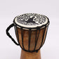 Buddha Wide Top Djembe Drum - 25cm High detail view 3 at Luna Panther