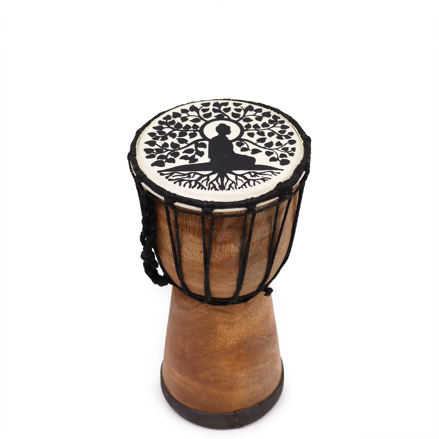 Buddha Wide Top Djembe Drum - 25cm High at Luna Panther