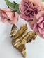 Polished Bumblebee Calcite Ghost featuring soft translucent tone and gentle sheen - Luna Panther
