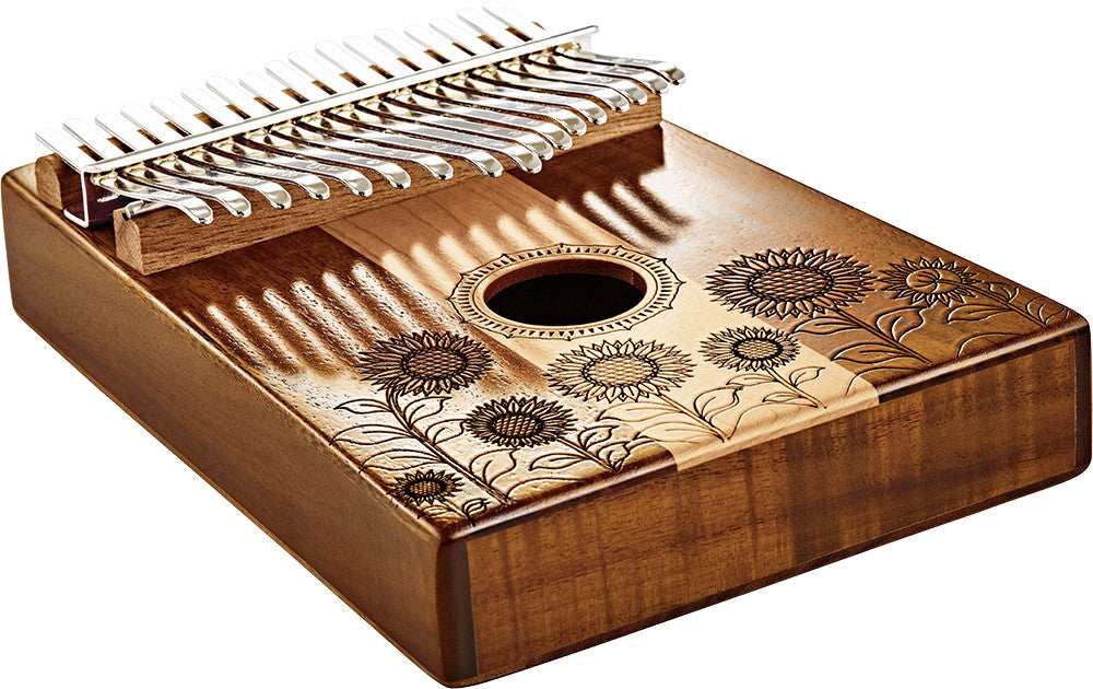 Meinl Sonic Energy Sound Hole Kalimba - 17 tones, maple + acacia detail view 4 at Luna Panther