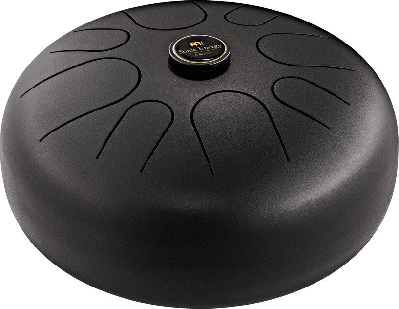 MEINL Sonic Energy Steel Tongue Drum 12" - A Minor/8 Notes/440 Hz - Black at Luna Panther