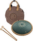MEINL Sonic Energy Octave Steel Tongue Drum 16" - F# Minor/9 Notes>/432 Hz - Dark Green, Engrav detail view 7 at Luna Panther
