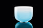 MEINL Sonic Energy Color-Frosted Crystal Singing Bowl 10" - G4/Throat Chakra/440 Hz - Light Blu detail view 5 at Luna Panther