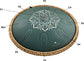 MEINL Sonic Energy Octave Steel Tongue Drum 16" - F Major/9 Notes/432 Hz - Dark Green, Engraved detail view 9 at Luna Panther