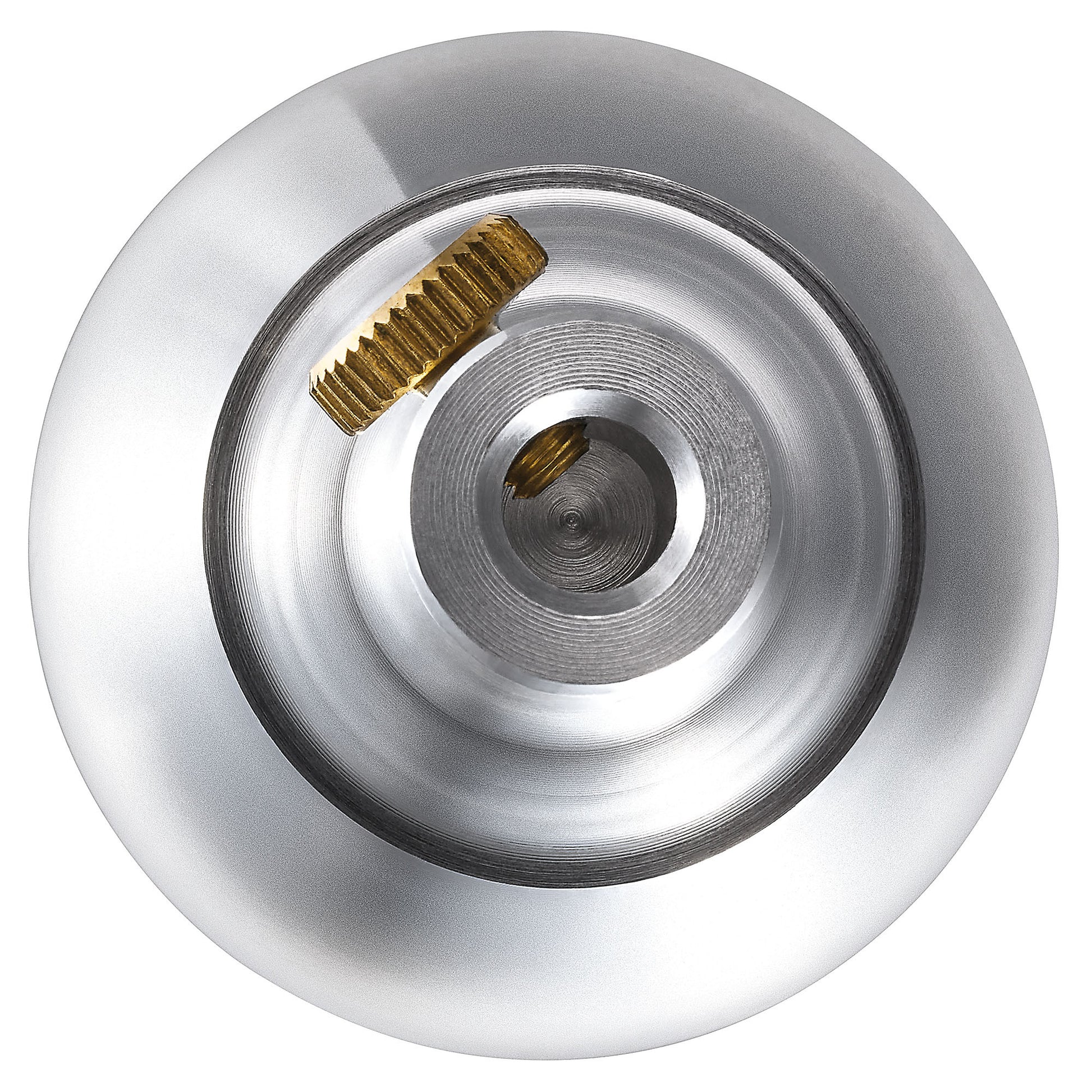 MEINL Sonic Energy Tuning Fork Vibration Foot Large - Silver detail view 8 at Luna Panther