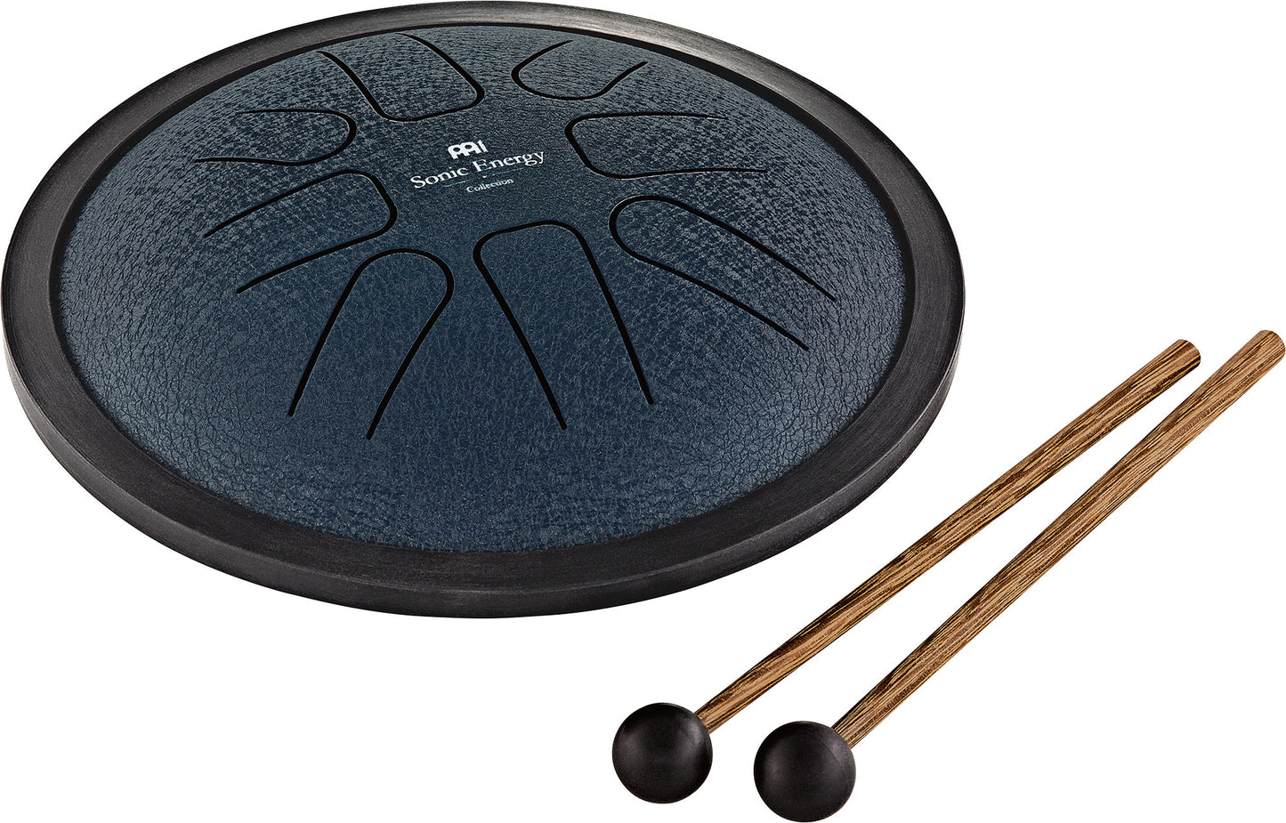 MEINL Sonic Energy Small Steel Tongue Drum 7" - G Minor/8 Notes/440 Hz - Navy Blue at Luna Panther