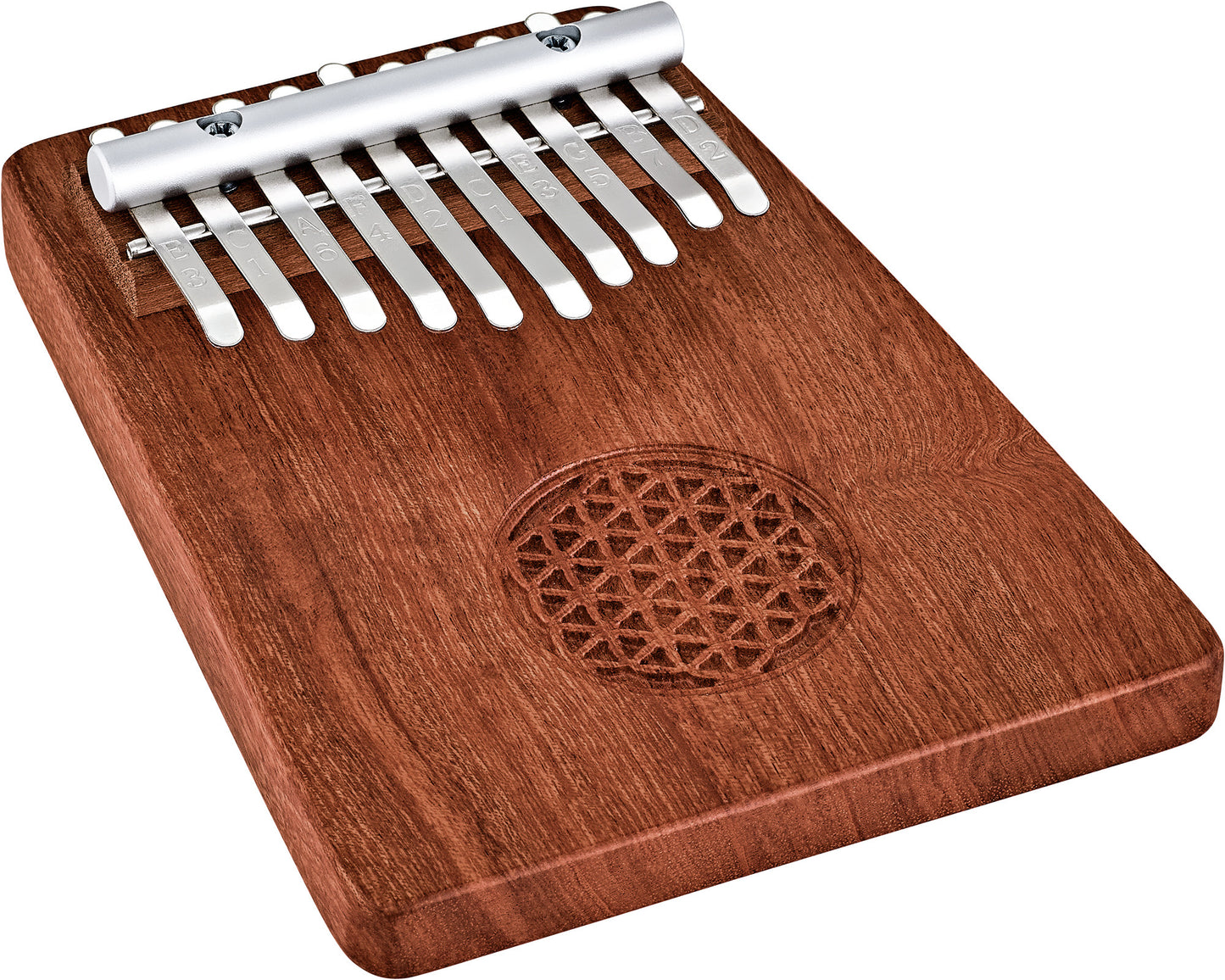 Meinl Sonic Energy Solid "Flower of Life" Kalimba - 10 notes / Zambesi Redwood at Luna Panther