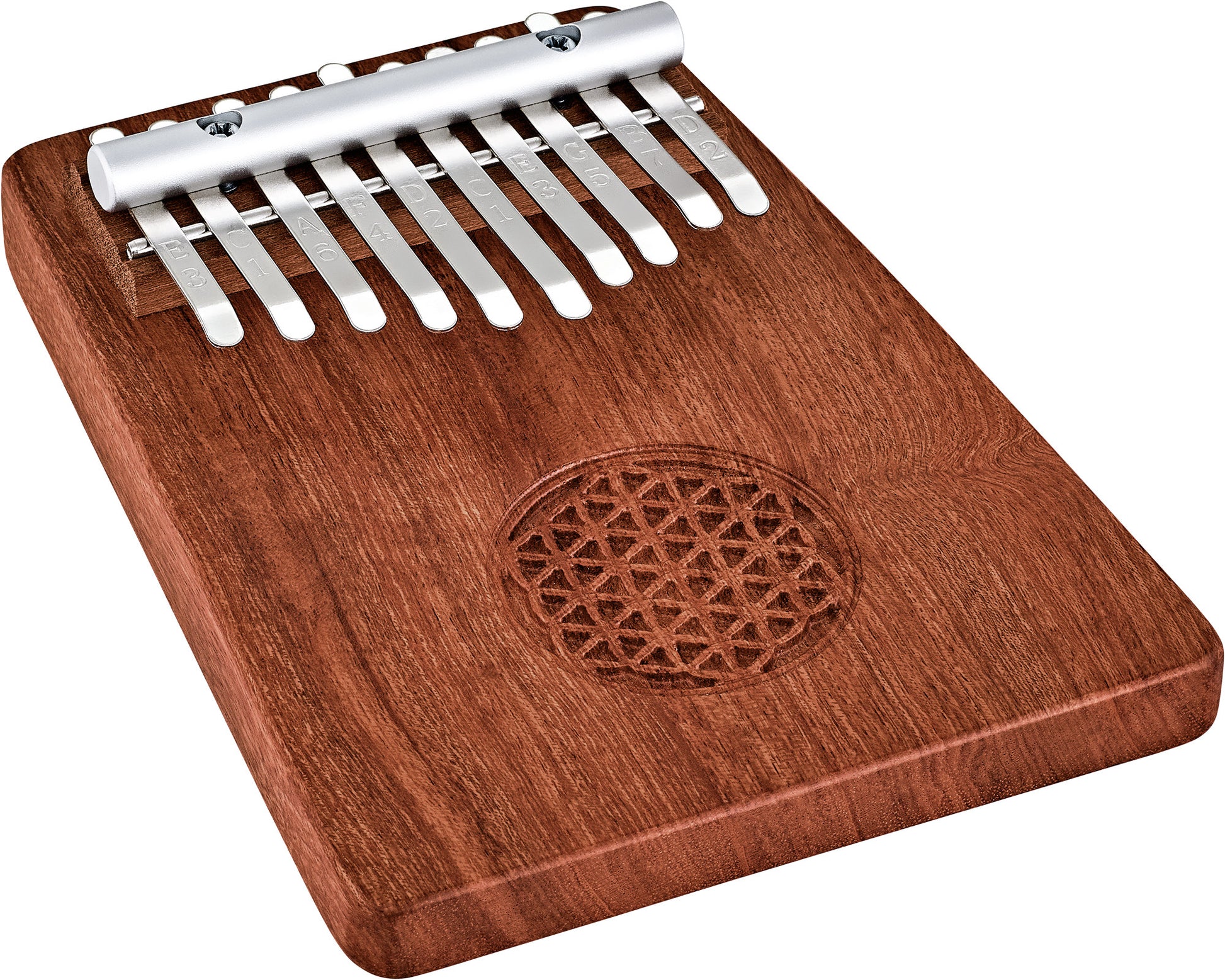 Meinl Sonic Energy Solid "Flower of Life" Kalimba - 10 notes / Zambesi Redwood at Luna Panther