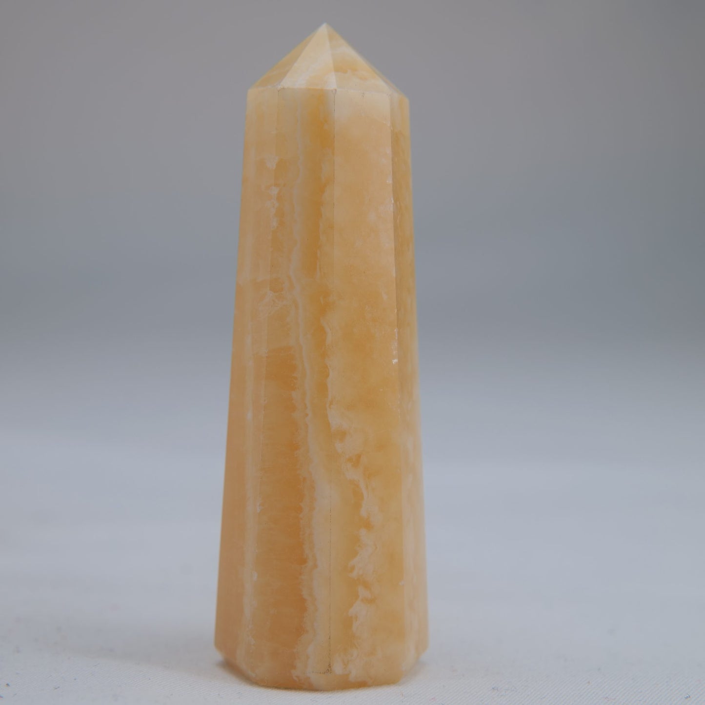 Yellow Banded Calcite Point 65g additional-2