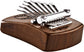 Meinl Sonic Energy Solid "Tree of Life" Mini Kalimba - 8 notes, black walnut detail view 6 at Luna Panther